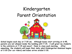 Parent Orientation PowerPoint