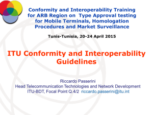 ITU Conformity and Interoperability Guidelines