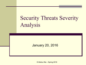 Security Threats Severity Analysis