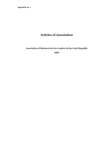 Articles of Association