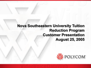 Nova Southeastern University/Tuition Reduction Program