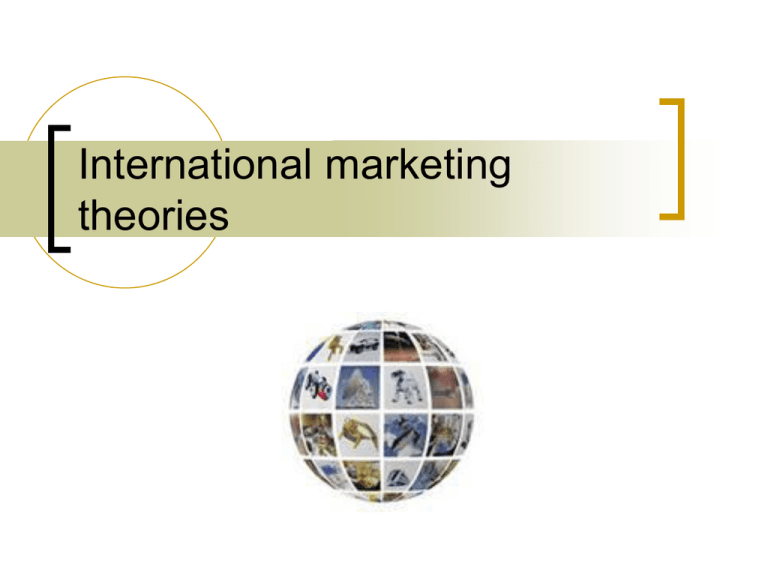 International Marketing Theories