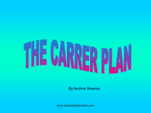 Career-Plans - School of Educators