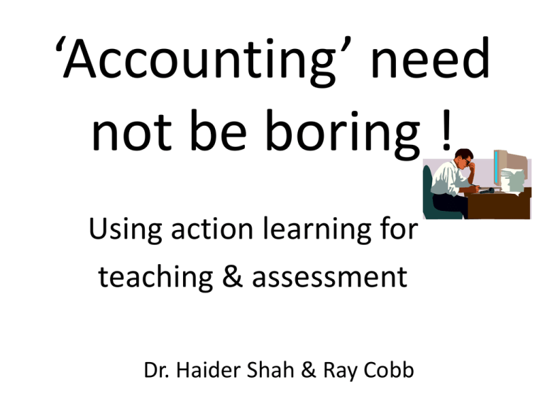 Objective Of Accounting Education