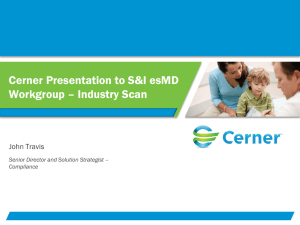 esMD Industry Scan - Cerner Presentation-2