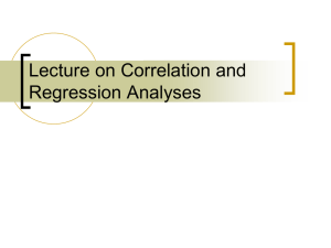 Regression Analysis - Data Analysis and Modeling for Public Affairs