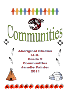 Communities - Community-Based Aboriginal Curriculum Initiatives