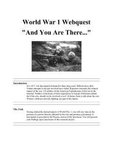 World-War-1-Webquest