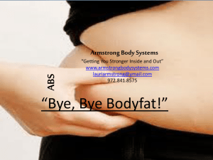 Fat cell NUMBER - ABS Armstrong Body Systems