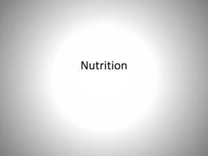 Nutrition - East Jackson PE