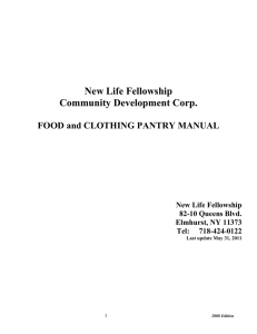 New Life Fellowship Development Corp