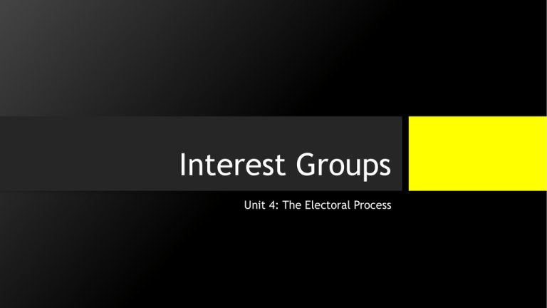 What Is The Primary Goal Of Interest Groups Campaign Contribution Efforts