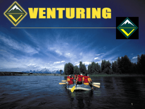 Venturing, Scouting's Next Step