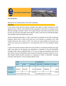 JKIA E Newsletter Issue 38 - May 2014