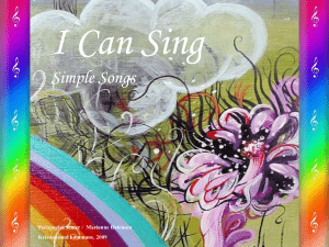 I Can Sing Simple Songs - ENGELSK-10