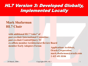 Developed Globally, Implemented Locally