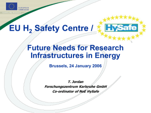 PresentationHySafe - HySafe - Safety of Hydrogen as an Energy