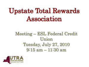 Events Committee Update - The Upstate Total Rewards Association