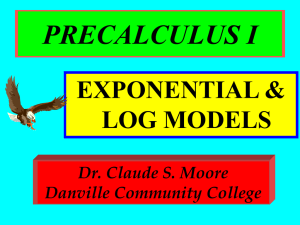 Exp/Log Models