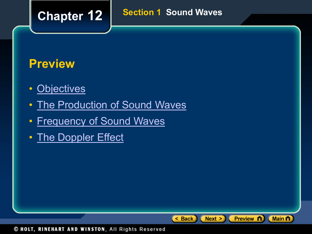 Section 2 Sound Intensity And Resonance