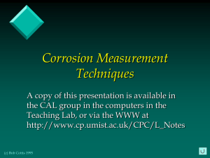 Corrosion Measurement Techniques