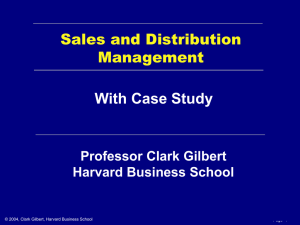 Professor Clark Gilbert Harvard Business School