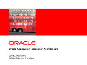 Application Integration Architecture Executive Overview