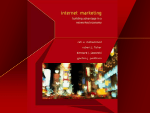 Internet Marketing Chapter 12 Lecture Slides