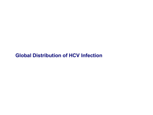 HCV Prevalence - The Center for Disease Analysis