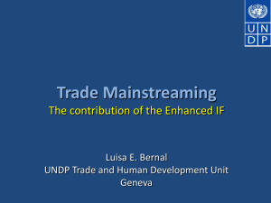Trade Mainstreaming