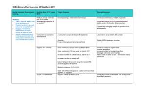 GCDA Delivery Plan July 2015 – March 2017