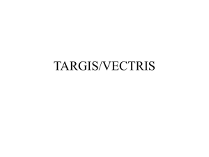 Scientific Documentation TARGIS/VECTRIS Research and