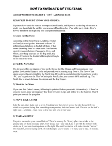 how to navigate by the stars