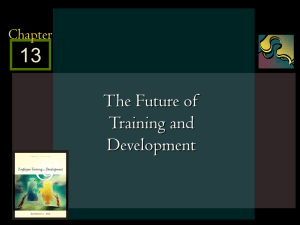 Chapter 013 - The Future of Training & Development