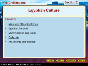 3.2 Egyptian Culture
