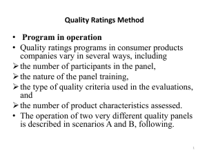 sensory evaluation in qc4