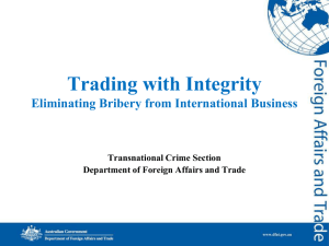 Trading with Integrity