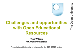 Challenges and opportunities with Open