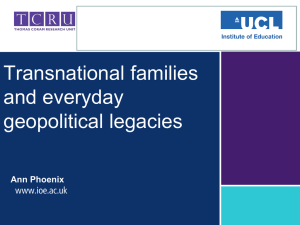 Transnational families and everyday geopolitical legacies