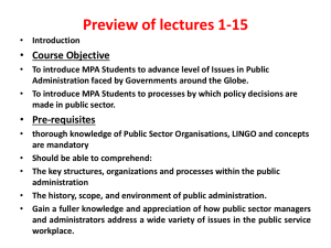 Lecture 31 Preview of lectures