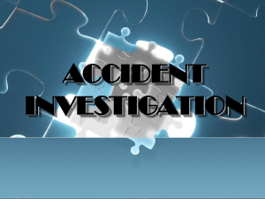 ACCIDENT INVESTIGATION