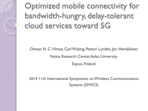 Optimized Mobile Connectivity for Bandwidth