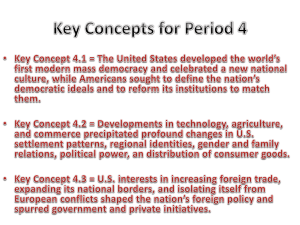 Key Concept Notes for Period 4