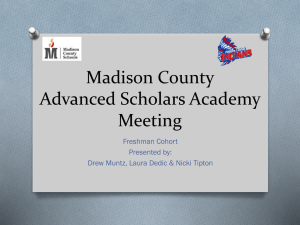 PowerPoint Information - Madison County Schools
