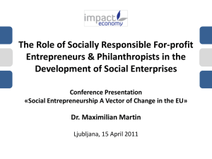 from social entrepreneurship