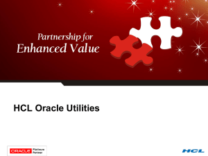 HCL Oracle Utilities_RMB