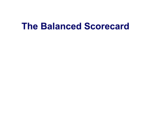 The Balanced Scorecard Identified Four Perspectives
