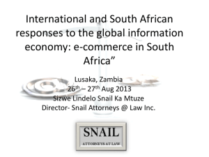 Zambia lecture 26-27 aug 2013