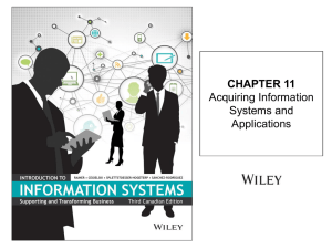 11.3 Traditional Systems Development Life Cycle (SDLC)