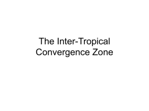 The Inter-Tropical Convergence Zone